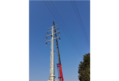 220kV晉江高鐵配套項(xiàng)目G5封頂