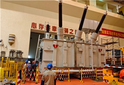 福建水口集團(tuán)公司水口電站1、3、5、6號(hào)機(jī)變及附屬設(shè)備改造項(xiàng)目主變施工